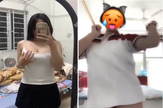 Clip sex nữ sinh vòng 1 đầy đặn nhảy múa gợi cảm