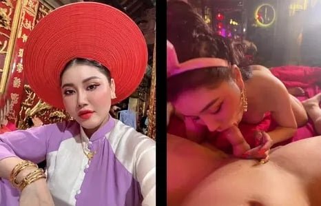 Cô dâm Trang liếm dắt cu người thờ cúng