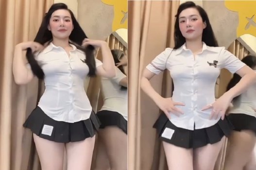 Trang 2k1 thích mặc váy để show hết quần lót